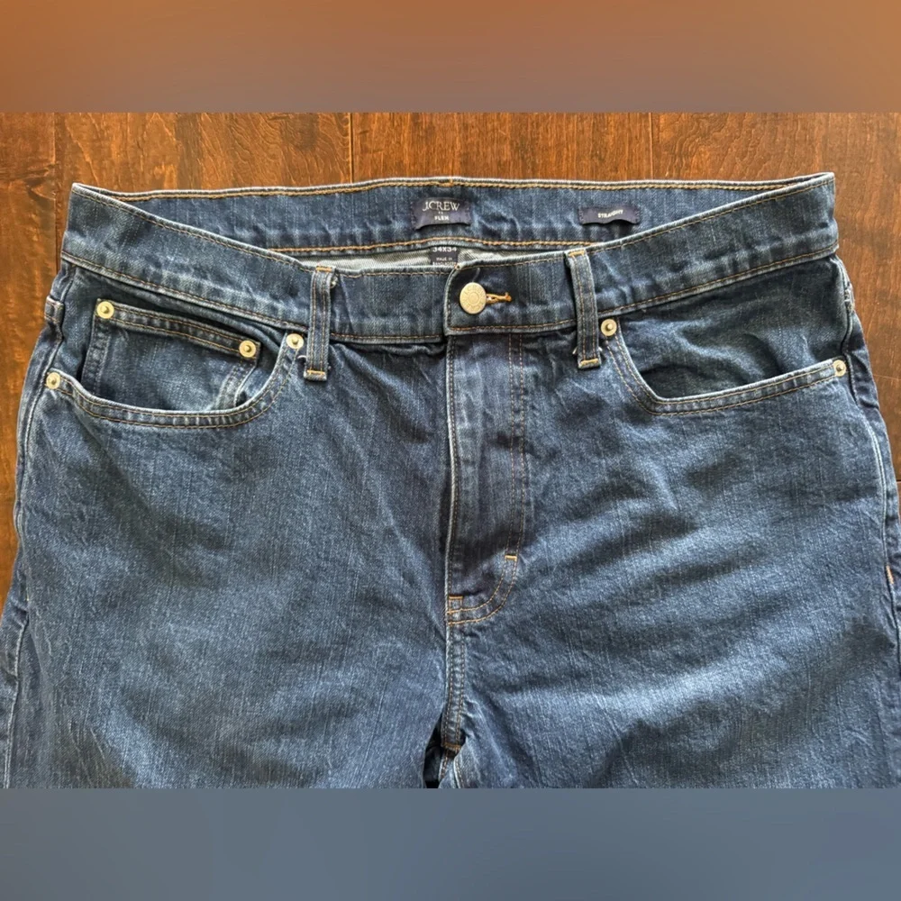 J. Crew Factory Straight-Fit Jean in Vintage Stretch Size 34x34